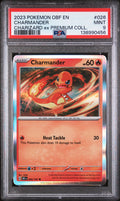 PSA 9 2023 Pokemon Obsidian Flames #026 Charmander Premium Collection