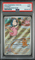 PSA 9 2024 Pokemon Twilight Masquerade #187 Chansey Illustration Rare