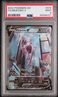 2022 Pokemon Go #072 Fa/Mewtwo V PSA 9