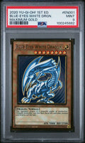 Blue-Eyes White Dragon PSA 9 EN001 2020 Maximum Gold 1st Edition - Cert 100245882