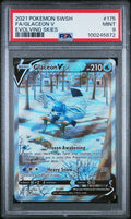 PSA 9 Glaceon V Full Art Evolving Skies #175 - Front