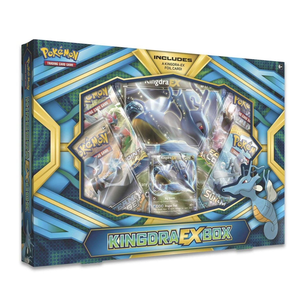 Pokémon TCG Kingdra-EX Box - Back